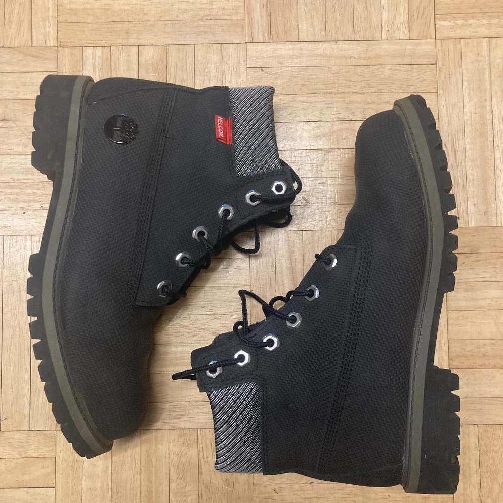 Timberland 6-Inch Scuff-Proof Helcor Boots (A1BAF) Black men 5.5 women 6.5 23.5